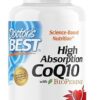 Doctor's Best High Absorption CoQ10 with BioPerine, Gluten Free, Naturally Fermented, Heart Health, Energy Production, 100 mg, 120 Count