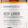 Enviromedica Freeze Dried Beef Liver Natural Energy Supplement Capsules of Pure Grass-Fed, Pastured, New Zealand Bovine with Preformed Vitamin A (180ct)