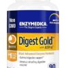 Enzymedica Digest Gold + ATPro Maximum Strength Digestive Enzymes | Prevents Bloating Gas & Indigestion, Natural Digestion Support, Multi Enzyme Amylase, Protease, Lipase &...