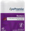 EyePromise Restore Supplement - 60 Softgel Capsules Containing Lutein, Vitamin C, Vitamin D, Vitamin E, Omega-3 Fish Oil, and Zeaxanthin - A Patented Complete Eye Health Formula