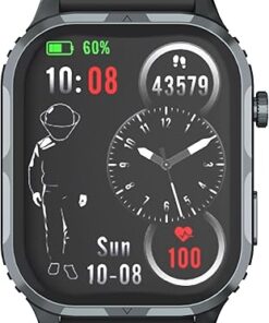 Fitness Watches for Men， Heart Rate Monitor IP68 Waterproof Fitness Tracker Pedometer Watch, Smart Watch for Android iOS Phones