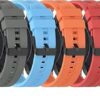 FitTurn 7-Pack Bands Compatible with Cubitt CT4/CT2 Pro Replacement Straps Silicone Bands Bracelet Watch band Accessory Band for Cubitt CT4/CT2 Pro GPS Smart Watch for Men Women