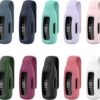 FitTurn Clip Case Accessory Compatible with Fitbit Ace 3 Activity Tracker for Kids 6+, Replacement Colorful Portable Clip Clasp Steel Clip Holder Strap Band for Ace 3 Smartwatch