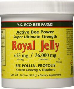 Fresh Royal Jelly + Bee Pollen, Propolis, Ginseng, Honey Mix - 36,000mg Y.S. Org 20.3 oz