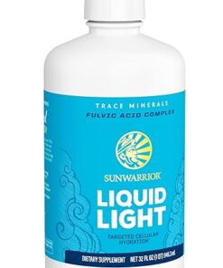 Fulvic Acid Trace Minerals Drops Supplement Organic Liquid Mineral Water Drops Vegan | Plant Based Liquid Light Mineral Complex 32 Fl Oz 32 Servings by Sunwarrior