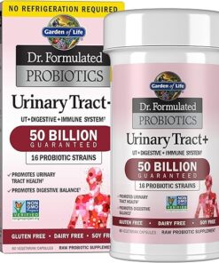 Garden of Life Dr. Formulated - Acidophilus Probiotic Supports Urinary Tract Health Digestive Balance - Gluten Dairy and Soy-Free, 60 Count