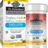 Garden of Life Dr. Formulated Probiotics Organic Kids+ plus Vitamin C & D, Strawberry Banana, Gluten Dairy & Soy Free Immune & Digestive Health Supplement, No Added Sugar, 30...