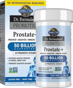 Garden of Life Dr. Formulated Probiotics Prostate+ - Acidophilus and Probiotic Supports Healthy Prostate and Digestive Balance - Gluten, Dairy, and Soy-Free - 60 Vegetarian...