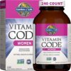 Garden of Life Multivitamin for Women, Vitamin Code Women's Multi, Whole Food, Vitamins, Iron, Folate not Folic Acid, Probiotics, Vegetarian Supplements for Womens Energy, 240...