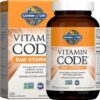 Garden of Life Raw Vitamin Code Vitamin C, 120 Vegan Capsules, 500mg Whole Food Vitamin C Supplements with Bioflavonoids, Fruits & Veggies, Probiotics, Gluten Free for Adults