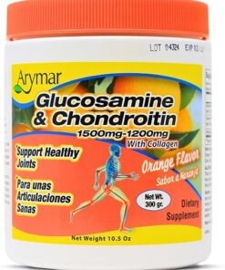 Glucosamine & Chondroitin 1500mg-1200mg with Collagen, Supports Joint Health, Orange Flavor (30.5 Oz/Pack of 1)