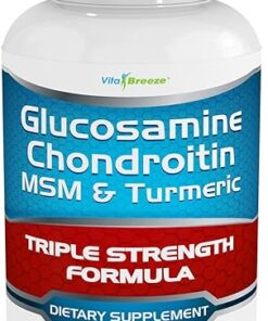 Glucosamine Chondroitin, MSM & Turmeric Dietary Supplement - 248 Capsules