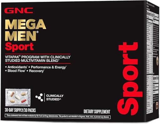 GNC Mega Men Sport Vitapak 30 Day New Formula