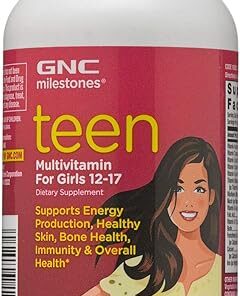 GNC milestones Teen - Multivitamin Caplet for Girls 12-17 - (Product) RED