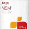 GNC MSM 1000 mg | Supports Joint Cartilage | 180 Capsules