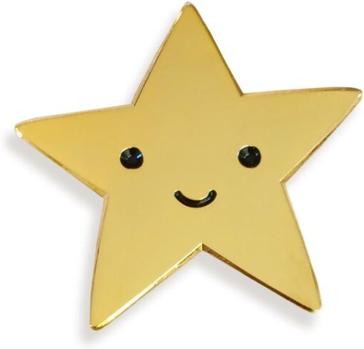 Gold Star Enamel Pin