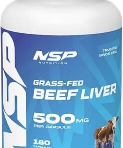 Grass-Fed Beef Liver Capsules (180 Capsules)