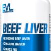 Grass Fed Beef Liver Capsules - Pasture Raised Desiccated 3000mg Grassfed Beef Liver Supplement for Energy Immunity and Liver Support - Iron Rich Beef Organ Supplement for Men...