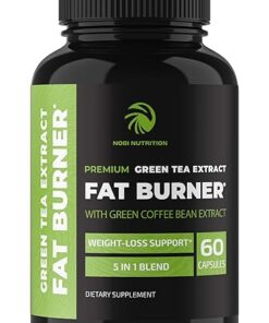 Green Tea Weight Loss Pills with Green Coffee Bean Extract | 45% EGCG | Belly Fat Burner, Metabolism Booster & Appetite Suppressant for Women & Men