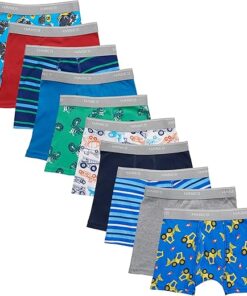 Hanes boys And Toddler Underwear, Comfort Flex and Comfortsoft Boxer Briefs, Multiple Packs Available pack of 10