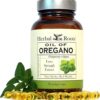 Herbal Roots Oil of Oregano - Made from Mediterranean Oregano Oil - 90 Easy to Swallow Softgel Capsules - Extra Strength 150mg