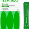 Hergreens - Greens & Veggie Powder - Made from Whole Foods - with Digestive Enzymes & Kale - Nutrition Designed for Women - Support Heart & Liver - 15 Drink Packets - Mint Lemonade