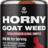 Horny Goat Weed Extract Complex - Invigorating Blend with Tribulus Saw Palmetto L Arginine and Tongkat Ali Extract and Maca Root for Men and Women for Enhanced Energy and...