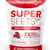 humanN SuperBeets Heart Chews - Nitric Oxide Production and Blood Pressure Support - Grape Seed Extract & Non-GMO Beet Energy Chews - Pomegranate Berry Flavor - 60 Count