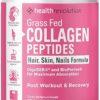 Hydrolyzed Collagen Peptides Powder - Skin, Hair, Nails & Joint Support, Grass-Fed Collagen Enhanced with Probiotics & Digestive Enzymes, Types I & III - Non-GMO, Gluten-Free,...