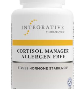 Integrative Therapeutics Cortisol Manager - Allergen-Free - Supplement with Ashwagandha and L-Theanine - Supports Relaxation & Calm to Support Restful Sleep* - 30 Tablets