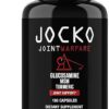 Jocko Fuel Joint Support Supplement - Glucosamine MSM for Joint Pain, Mobility, & Flexibility w/Turmeric & Boswellia (180 Capsules)