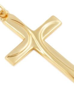 JULIETTE COLLECTION 14KT Yellow Gold Cross Religious Pendants/Charms for Men and Women - Available in Various Designs