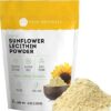 Kate Naturals Sunflower Lecithin Powder for Baking Bread, Gummies, Cooking (4oz) 100% Natural, Gluten Free, Non-GMO Substitute for Lecithin Powder for Liposomal Vitamin C,...