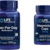 Life Extension Two-Per-Day High Potency Multi-Vitamin & Mineral Supplement & Magnesium Caps, 500 mg, Magnesium Oxide, Citrate, Succinate