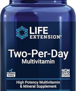 Life Extension Two-Per-Day Multivitamin - for Heart, Brain, Blood Vessel & Cellular Health – Essential Vitamins & Minerals for Well-being - Two Per Day - Gluten-Free – Non-GMO –...