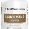 Lions Mane Mushroom Cognition Capsules (120 Capsules) Lions Mane Mushroom Powder Extract Capsules | Brain Supplement, Brain Vitamins, Focus Supplement