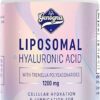 Liposomal Hyaluronic Acid Supplements 1000mg-High Bioavailable Dietary Hyaluronic Acid Capsules with Tremella Polysaccharides,Double Strength Skin Hydration,Joint Lubrication,1Pack