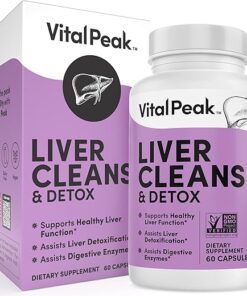 Liver Cleanse Detox & Repair - Liver Support Supplement for Enhanced Fatty Liver Protection with Milk Thistle, Turmeric, Dandelion, and Artichoke Extracts - 60 Liver Detox...