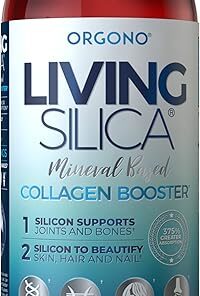 Living Silica Collagen Booster Liquid | Vegan Collagen Boosting Drink | Supports Healthy Collagen and Elastin Production for Joint & Bone Support, Glowing Skin, Strong Hair &...