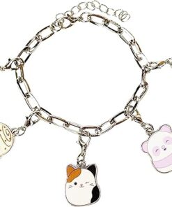 LUV HER Squishmallow Girls Add A Charm Box Set with 1 Charm Bracelet & 5 Interchangeable Charms - Ages 3+