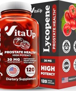 Lycopene Supplement - USA Made Lycopene 30mg - Lycopene Powder Capsules - Prostate Supplements for Men - Lycopene Supplements for Prostate Health, Heart Health & Immune Support...