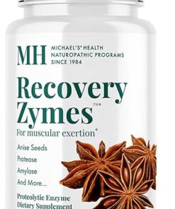 MICHAEL'S Health Naturopathic Programs Recovery Zymes - 90 Enteric Coated pH Stable Tablets - Proteolytic Enzyme Supplement - Supports Natural Inflammatory Response - 15 Servings