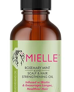 Mielle Organics Rosemary Mint Scalp & Hair Strengthening Oil for All Hair Types, 2 Ounce