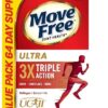 Move Free Ultra Triple Action Joint Support Supplement - Type II Collagen Boron & Hyaluronic Acid - Supports Joint Comfort, Cartiliage & Bones in 1 Tiny Pill Per Day, 64 Tablets...