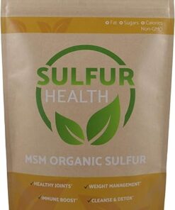 MSM Organic Sulfur - 99.9% Pure MSM Supplement - Lab-Tested & Certified (1 Pound)