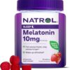 Natrol 10 mg Melatonin Gummies, Sleep Support for Adults, Melatonin Supplements for Sleeping, 90 Strawberry-Flavored Gummies, 45 Day Supply