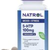 Natrol 5-HTP 100mg, Dietary Supplement Helps Support a Balanced Mood, Mood and Stress Support Supplement, 90 Time Release Tablets, 45-90 Day Supply