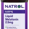 Natrol Liquid Melatonin 2.5mg, Berry-Flavored Dietary Supplement for Restful Sleep, 8 Fl Oz, 23 Day Supply