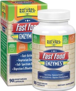 Natural Balance Fast Food Enzymes, 90-Capsules