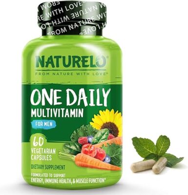 NATURELO Men's One Daily Multivitamin for Optimal Health